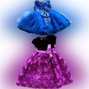 2 girls Formal flower dresses